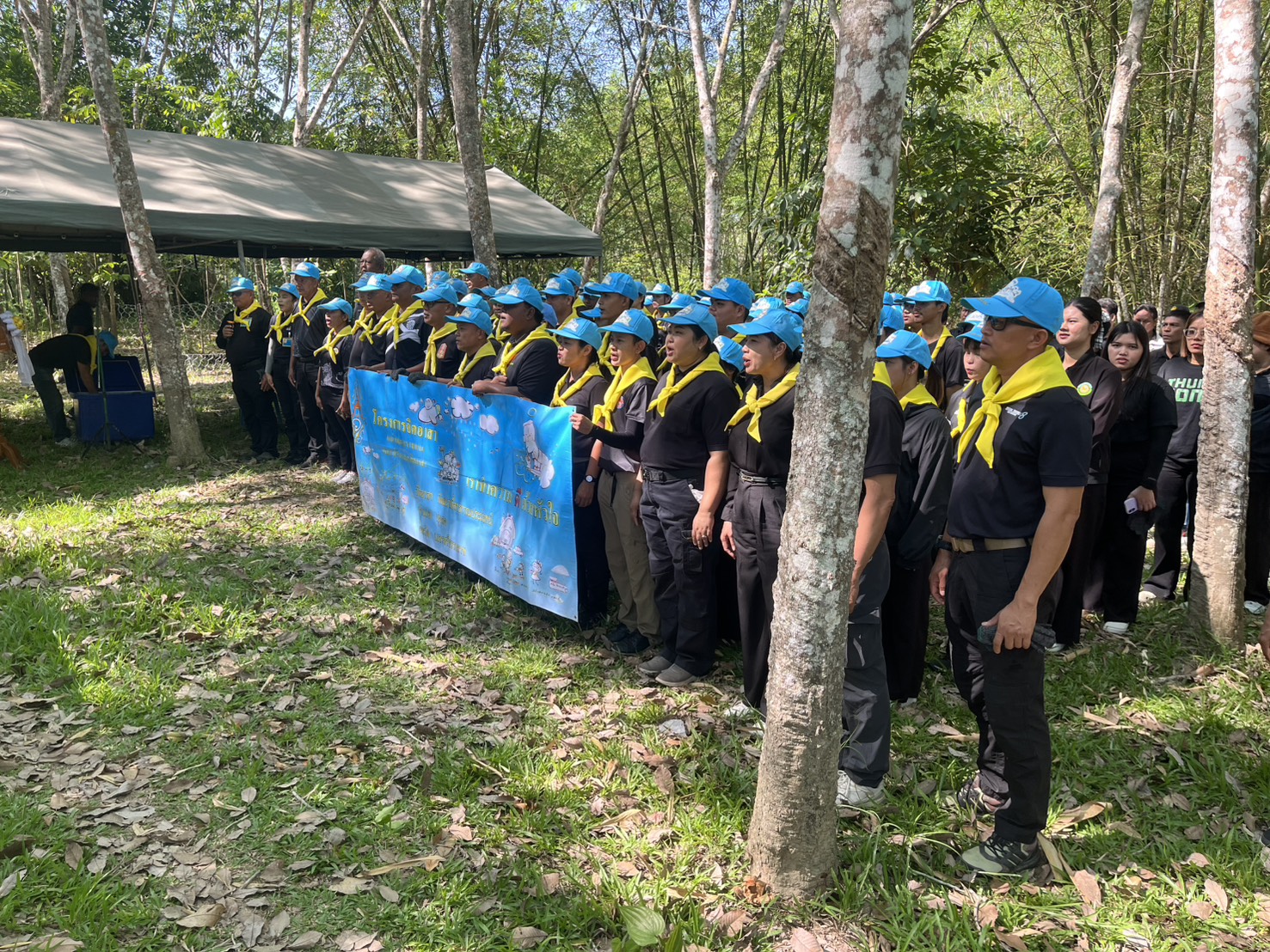 กิจกรรมจิตอาสาพัฒนาซ่อมแซมฝายมีชีวิตบ้านปากคลอง