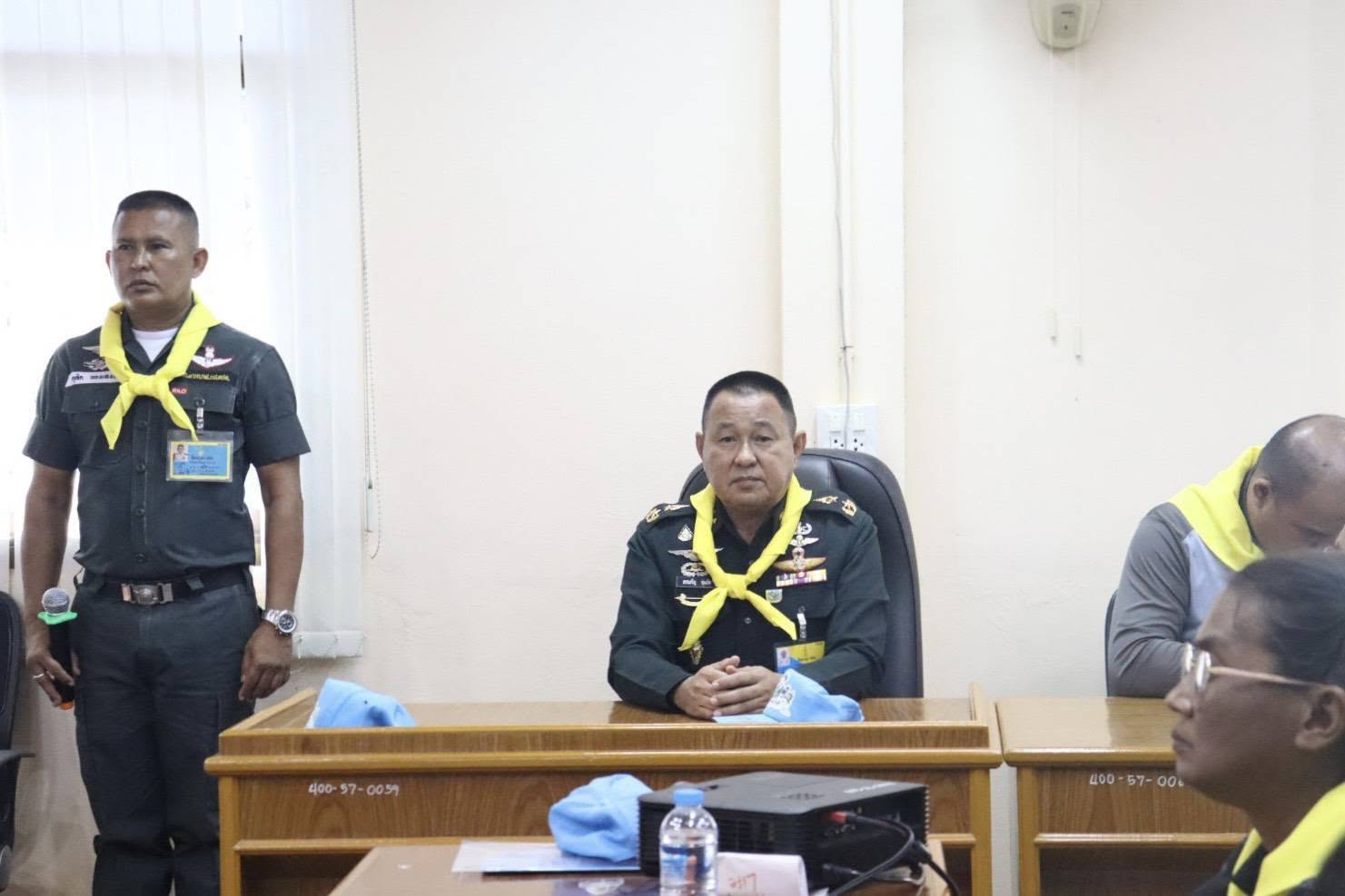 ร่วมโครงการฝึกอบรม (ทบทวน)ชุดปฎิบัติการจิตอาสาภัยพิบัติ    ประจำปีงบประมาณ ๒๕๖๙      ณ องค์การบริหารส่วนตำบลชะอวด อำเภอชะอวด จังหวัดนครศรีธรรมราช